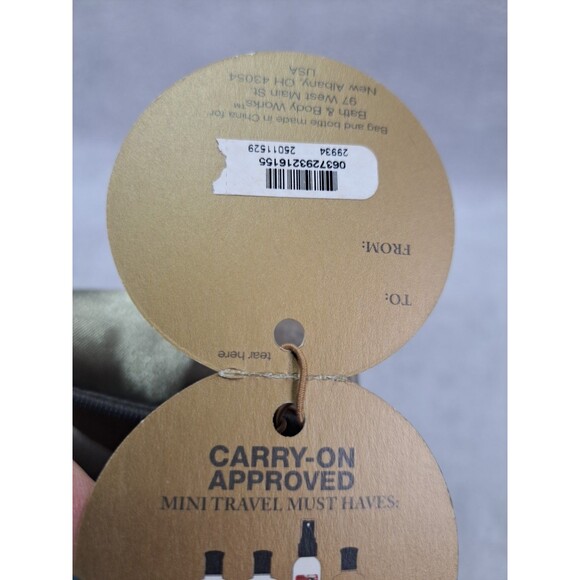 Bath & Body Works Satin Travel Case Clear Bag + 4 Containers Pack *Empty Bottles - Picture 8 of 13